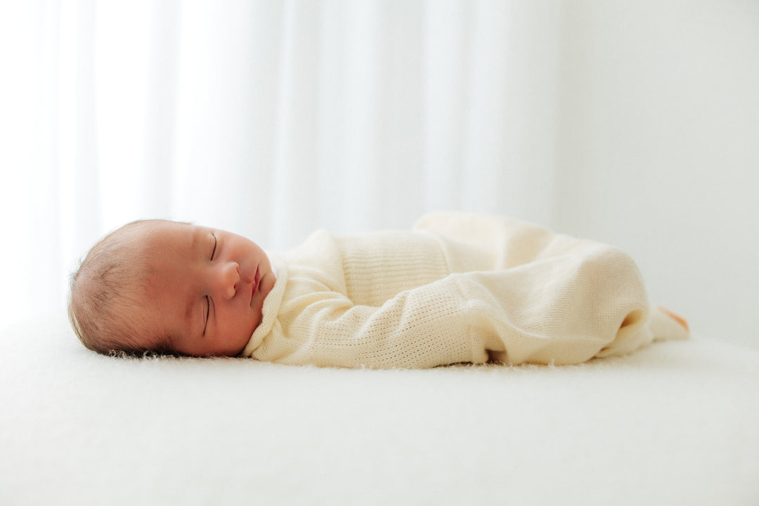 Easier Nights with Organic Cotton Swaddelini and OLT