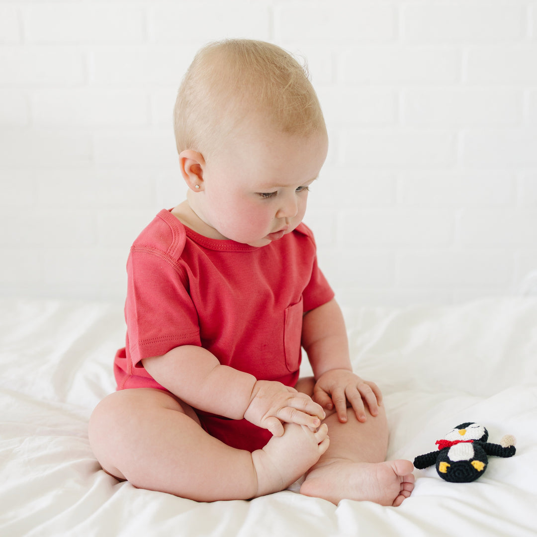 Bodysuit in Red Maple