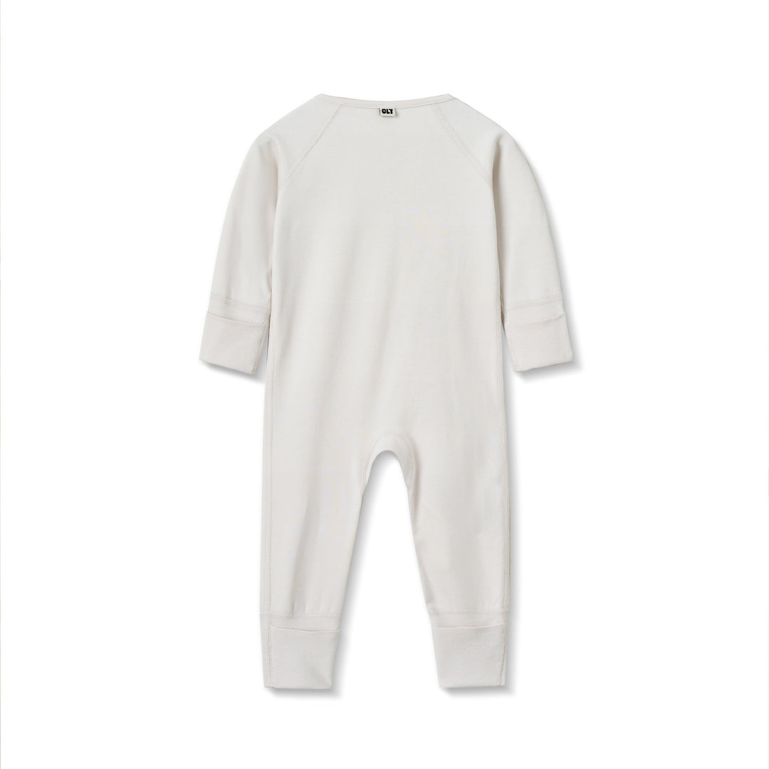 Zip Romper in Pebble