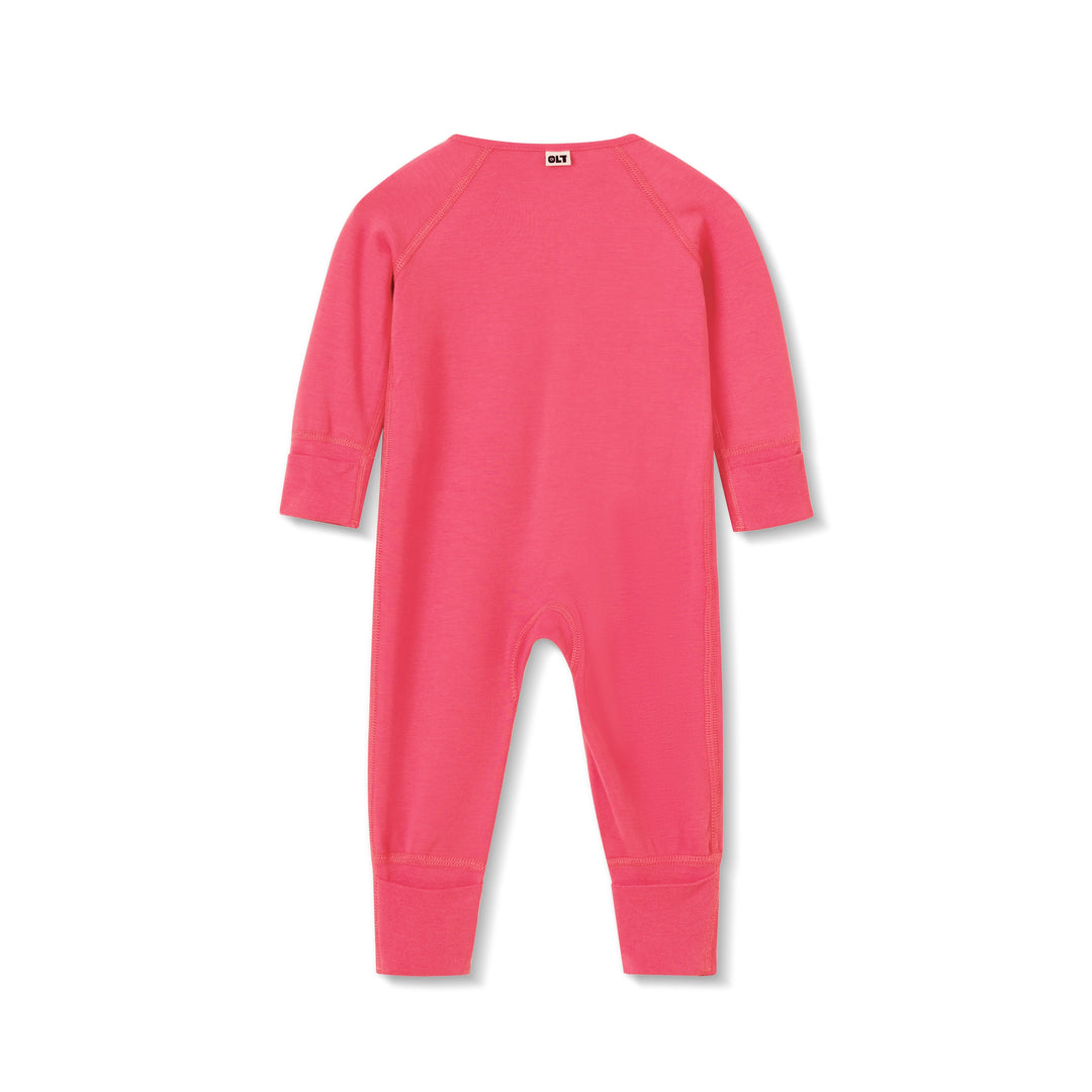 Zip Romper in Red Maple