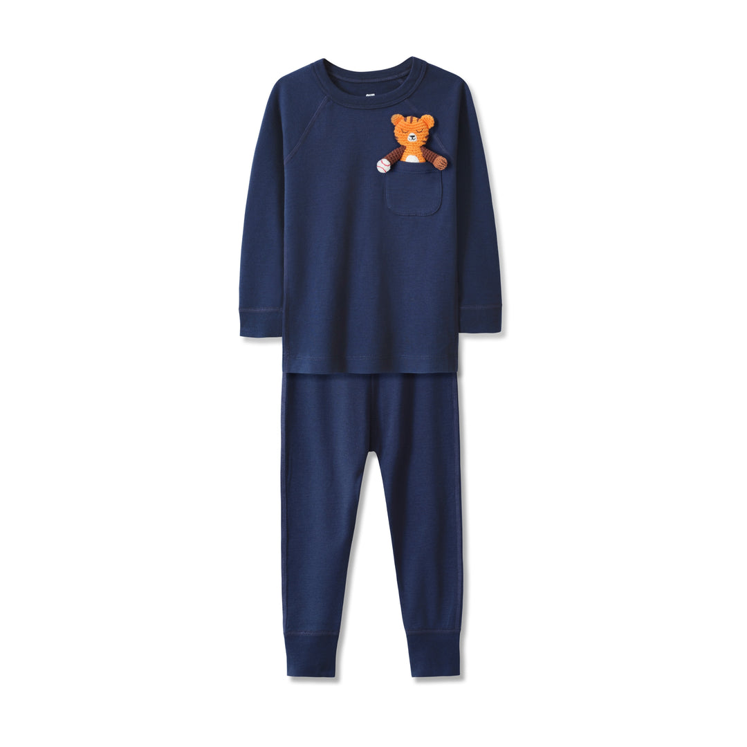 Pajama Set in Blueberry