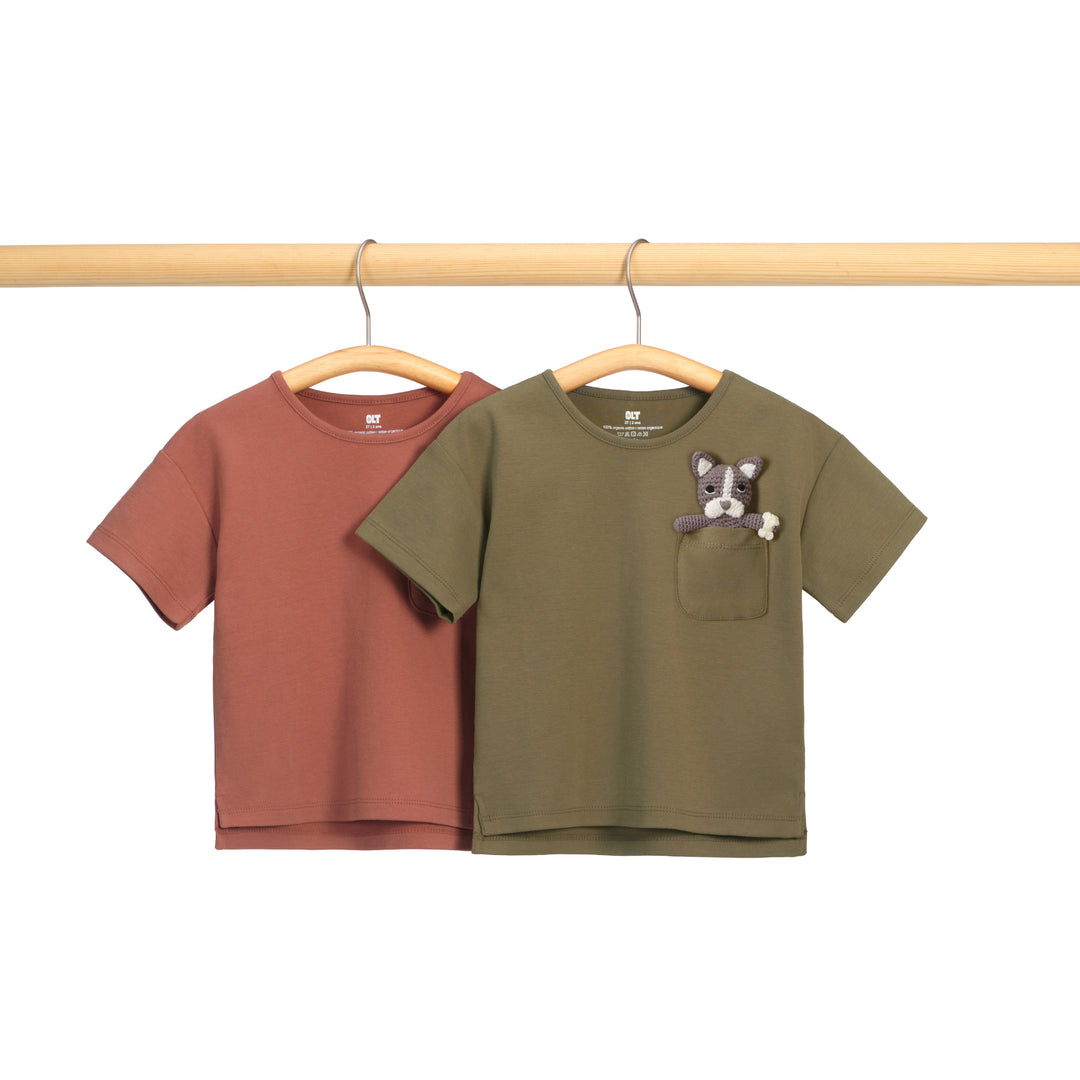 T-Shirt in Olive