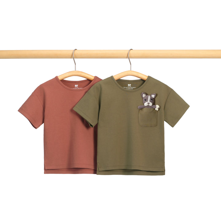 T-Shirt in Olive