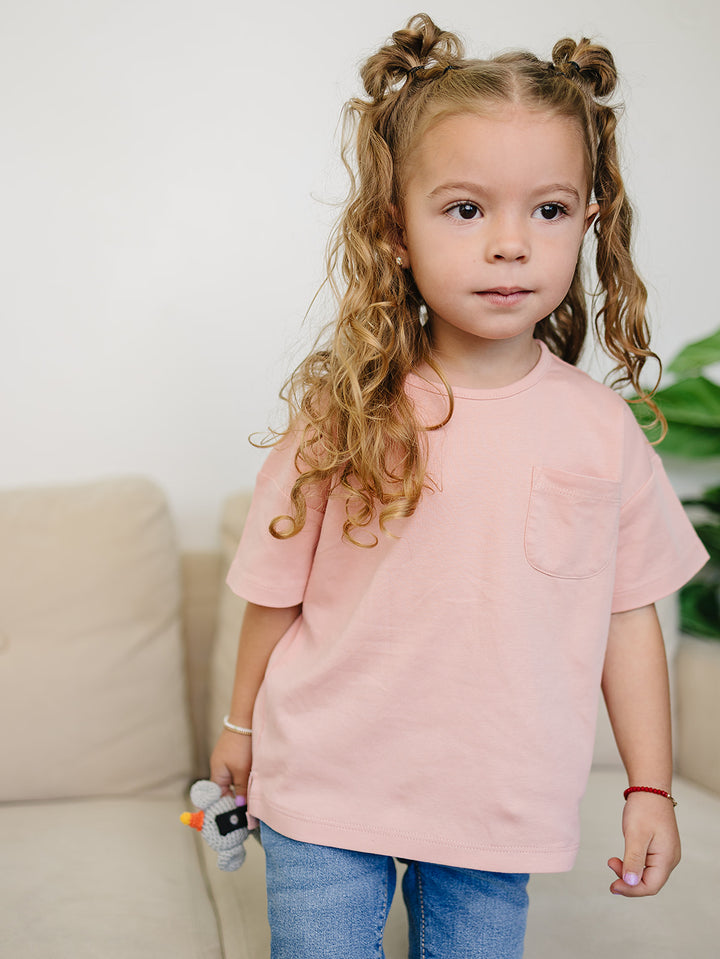 T-Shirt in Cotton Candy