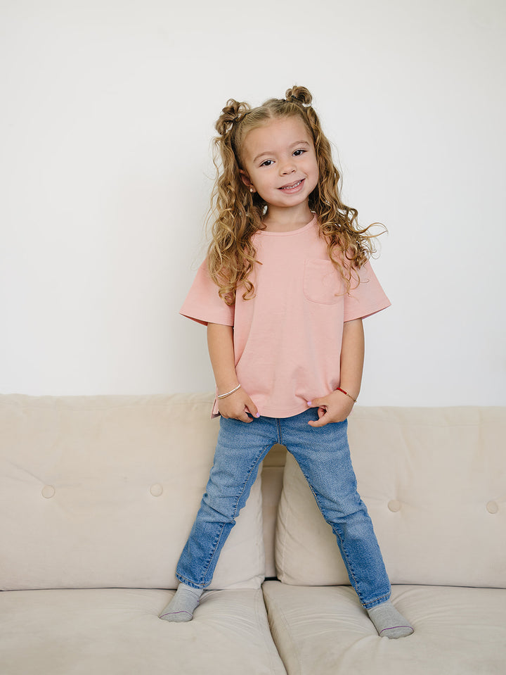 T-Shirt in Cotton Candy