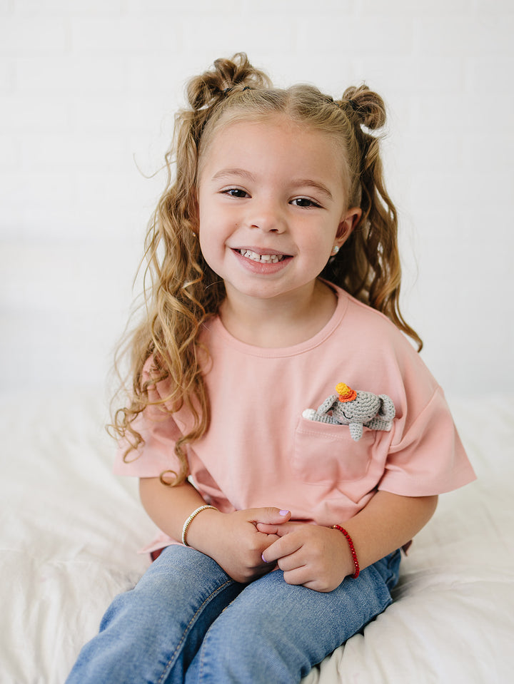 T-Shirt in Cotton Candy