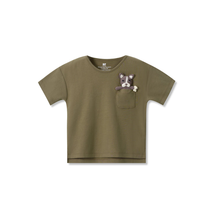 T-Shirt in Olive