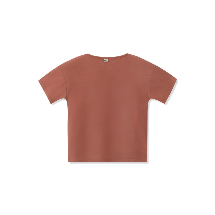 T-Shirt in Chestnut