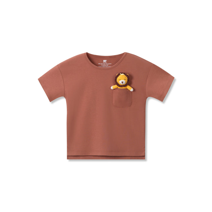 T-Shirt in Chestnut